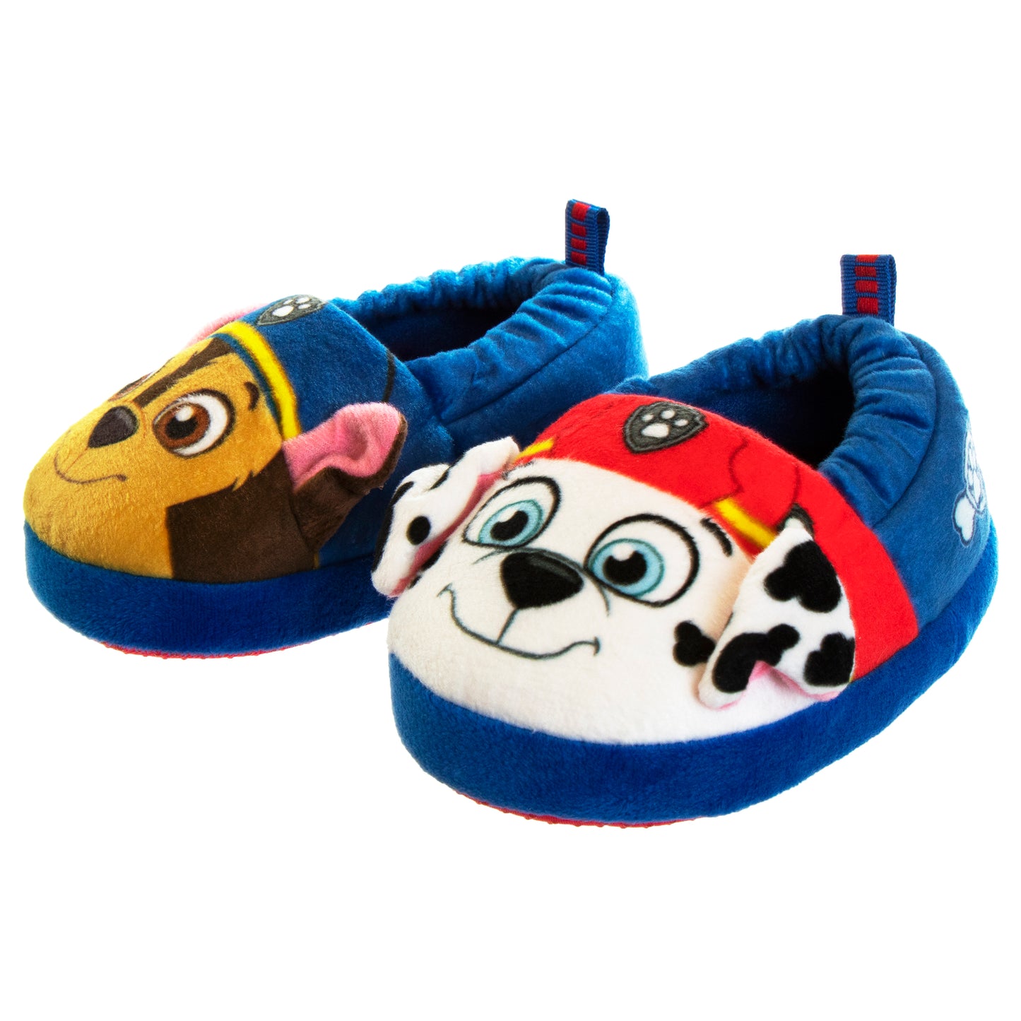 Nickelodeon Paw Patrol Marshall and Chase Toddler Boys' Slippers