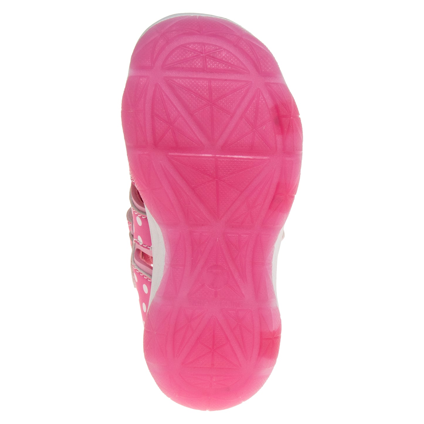 Disney Minnie MoMinnie Mouse LED light up Hook & Loop Girls Toddler Closed Toe Sport Sandals