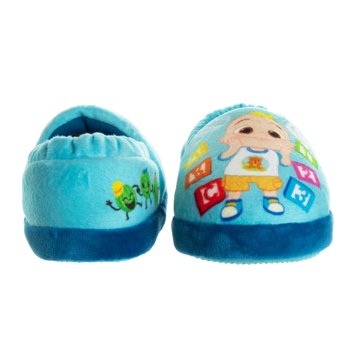 Cocomelon Dual Sizes Boys Nylex Fabric Slippers