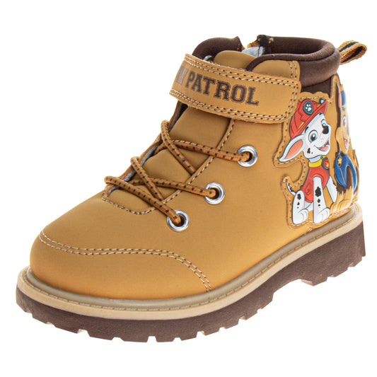 Nickelodeon Paw Patrol Hook and Loop Boys' Casual Boots. (Toddler/Little Kids)
