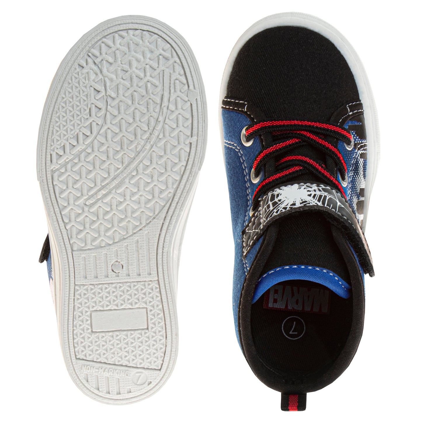 Marvel Spider-Man Boys' High Top Sneakers. (Toddler/Little Kids)