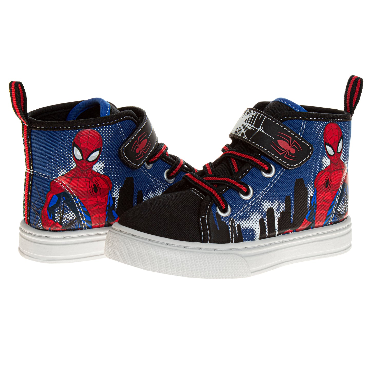 Marvel Spider-Man Boys' High Top Sneakers. (Toddler/Little Kids)