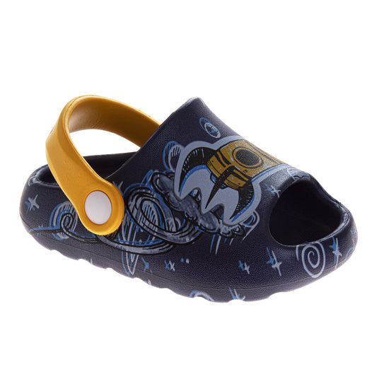 Crayola™ Kids Graphic Clogs with Heel Strap Lightweight Slip-On Casual Shoes (Toddler)