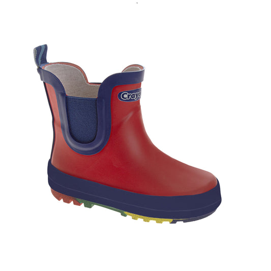Crayola™ Kids Solid Rain Boots Waterproof Pull-On Rubber Boots with Elastic Side Panels (Toddler/Little Kids)