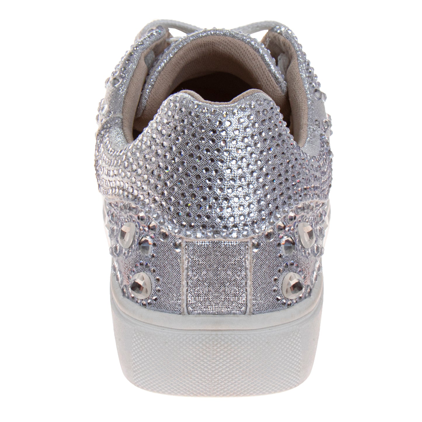 Badgley Mischka Low Top Girl Shoes - Kids Casual Light Sparkly Girls Fashion Sneakers Size Little Kids - Big Kids