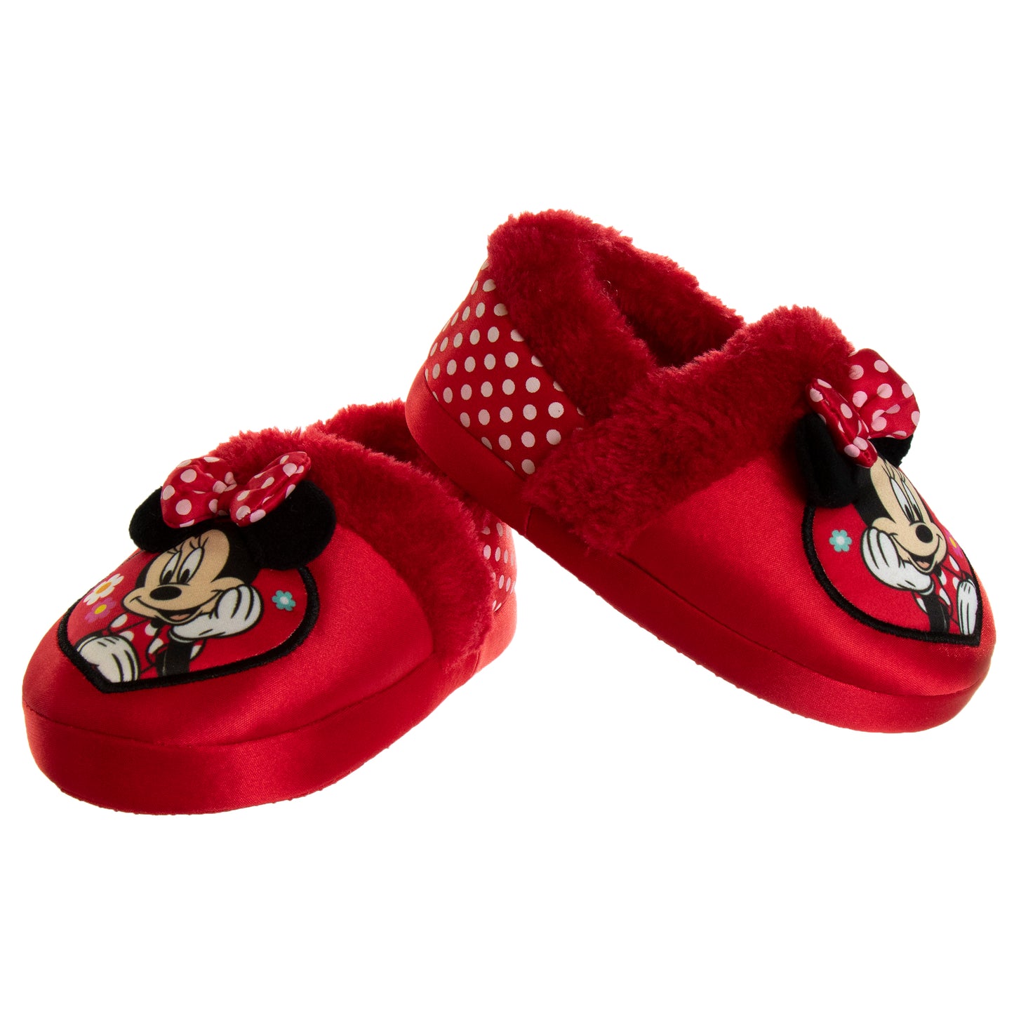 Minnie Mouse Toddler Dual Sizes Girls Minnie Slippers