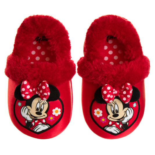 Minnie Mouse Toddler Dual Sizes Girls Minnie Slippers