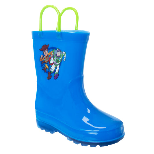 Josmo Boys Toy Story Buzz Lightyear and Woody – Waterproof Rubber Rainboots (Toddler)