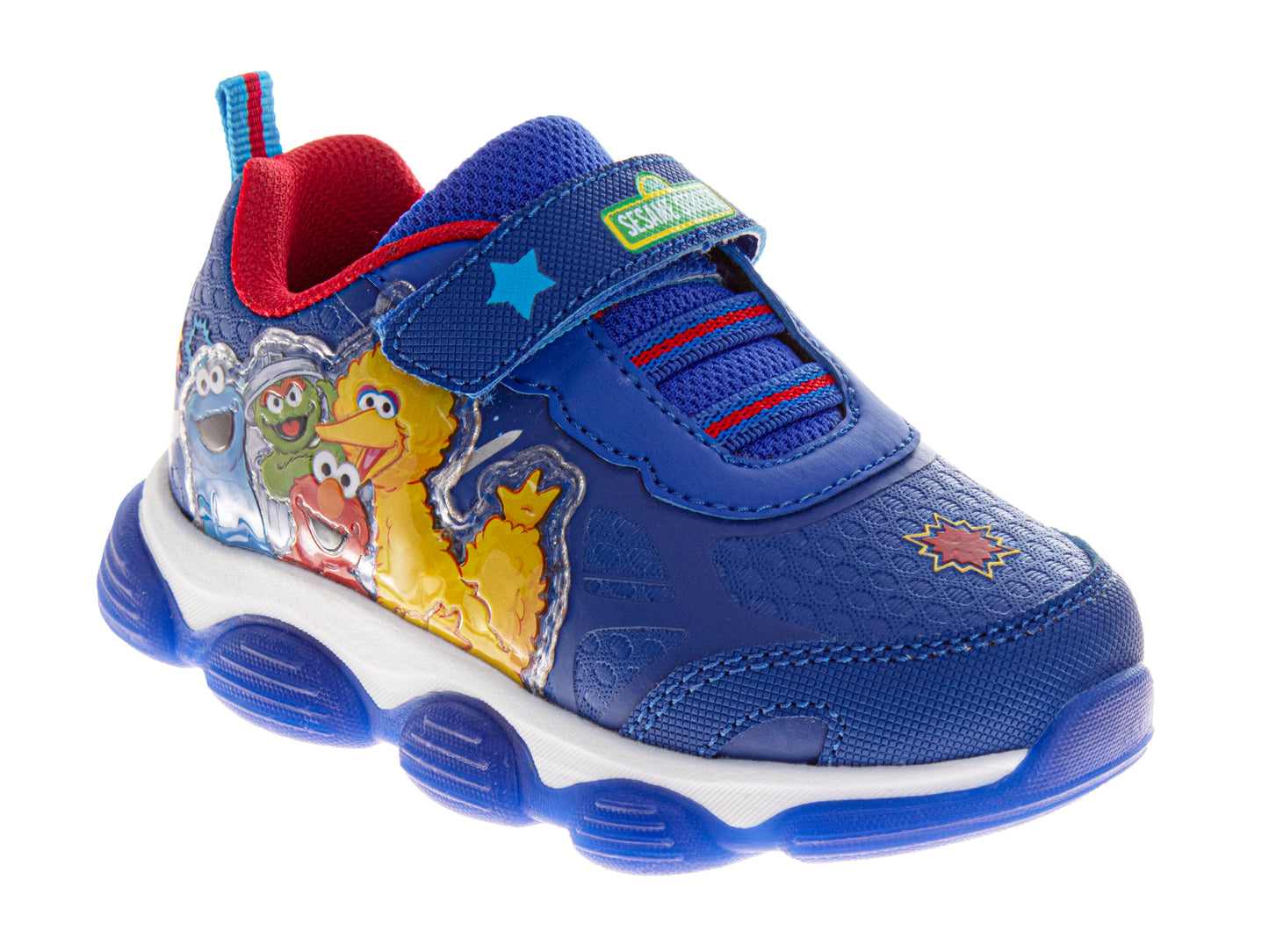 Sesame Street Elmo, Big Bird, Abby, Cookie and Oscar Sneakers. (Toddler/Little Kids)