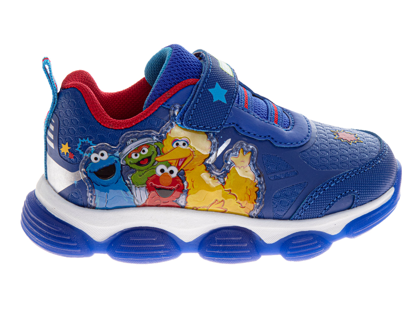Sesame Street Elmo, Big Bird, Abby, Cookie and Oscar Sneakers. (Toddler/Little Kids)