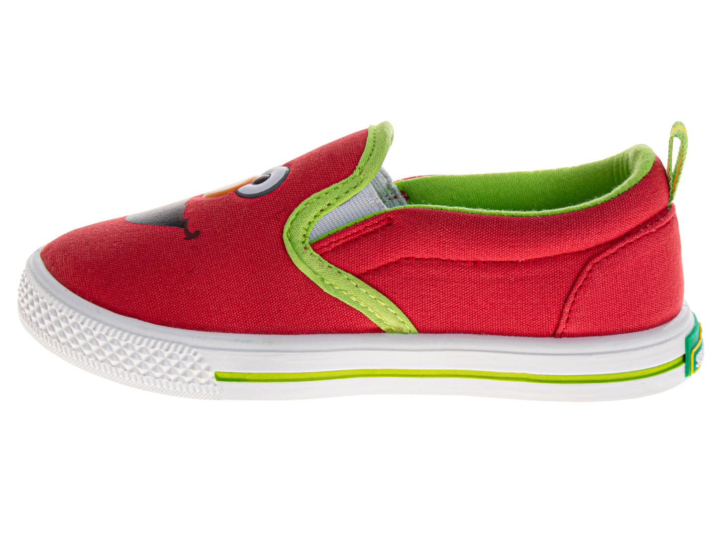 Sesame Street Elmo Shoes, Slip On Sneaker for Kids, Indoor Outdoor Bottom, Toddler Size 5 to 11