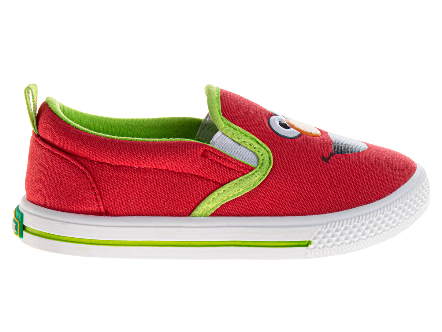 Sesame Street Elmo Shoes, Slip On Sneaker for Kids, Indoor Outdoor Bottom, Toddler Size 5 to 11