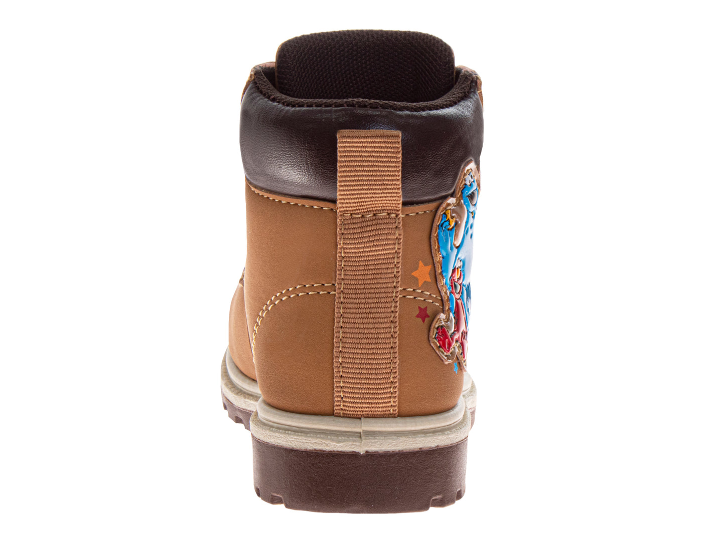 Sesame Street Elmo and Cookie Monster Lace Up Boots. (Toddler/Little Kids)