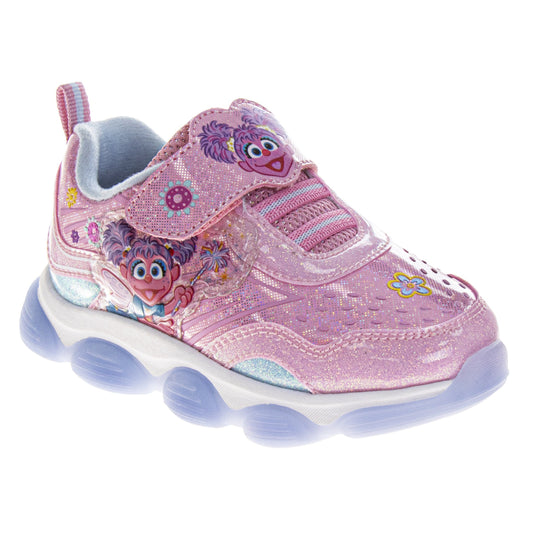 Sesame Street Girls' Abby Caddaby Sneakers. (Toddler/Little Kids)