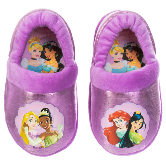 Disney Princess Girls' Slippers Soft, Comfy, and Fun SlipOns (Toddler / Little Kid)