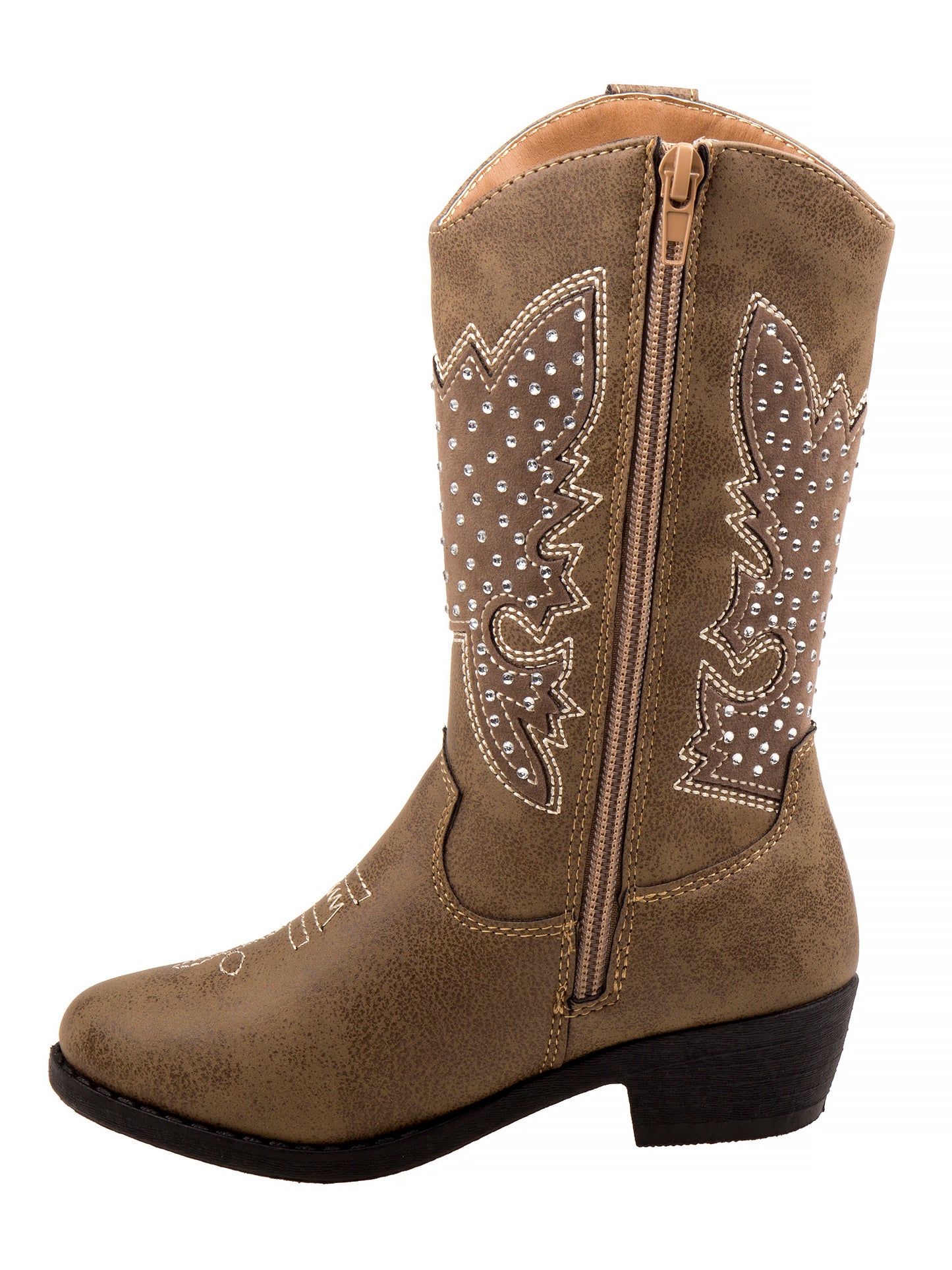Kensie ZipUp Boots with Heel for Girls Comfortable Fashion Design (Toddler / Little Kid)