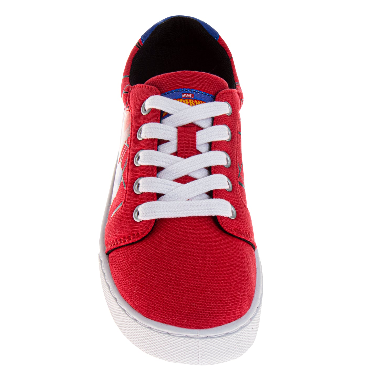 Marvel Spider-Man Boys Lace-Up Canvas Sneakers