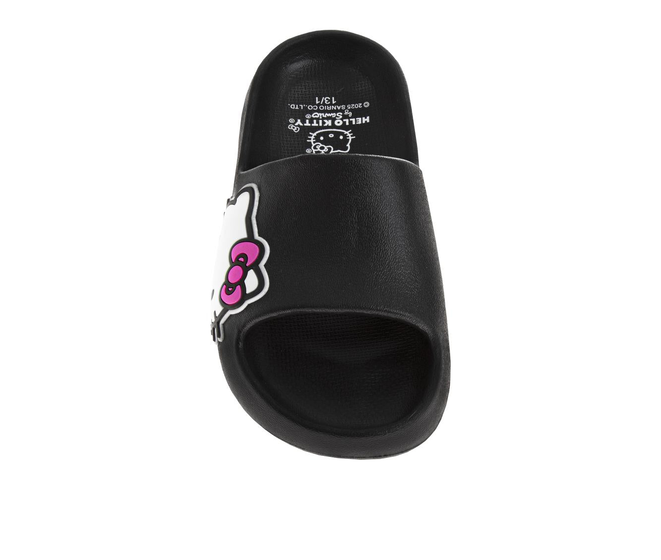 Josmo Sanrio Hello Kitty Girls Slides Open Toe Sandals - Summer Beach Water Pool Shoes