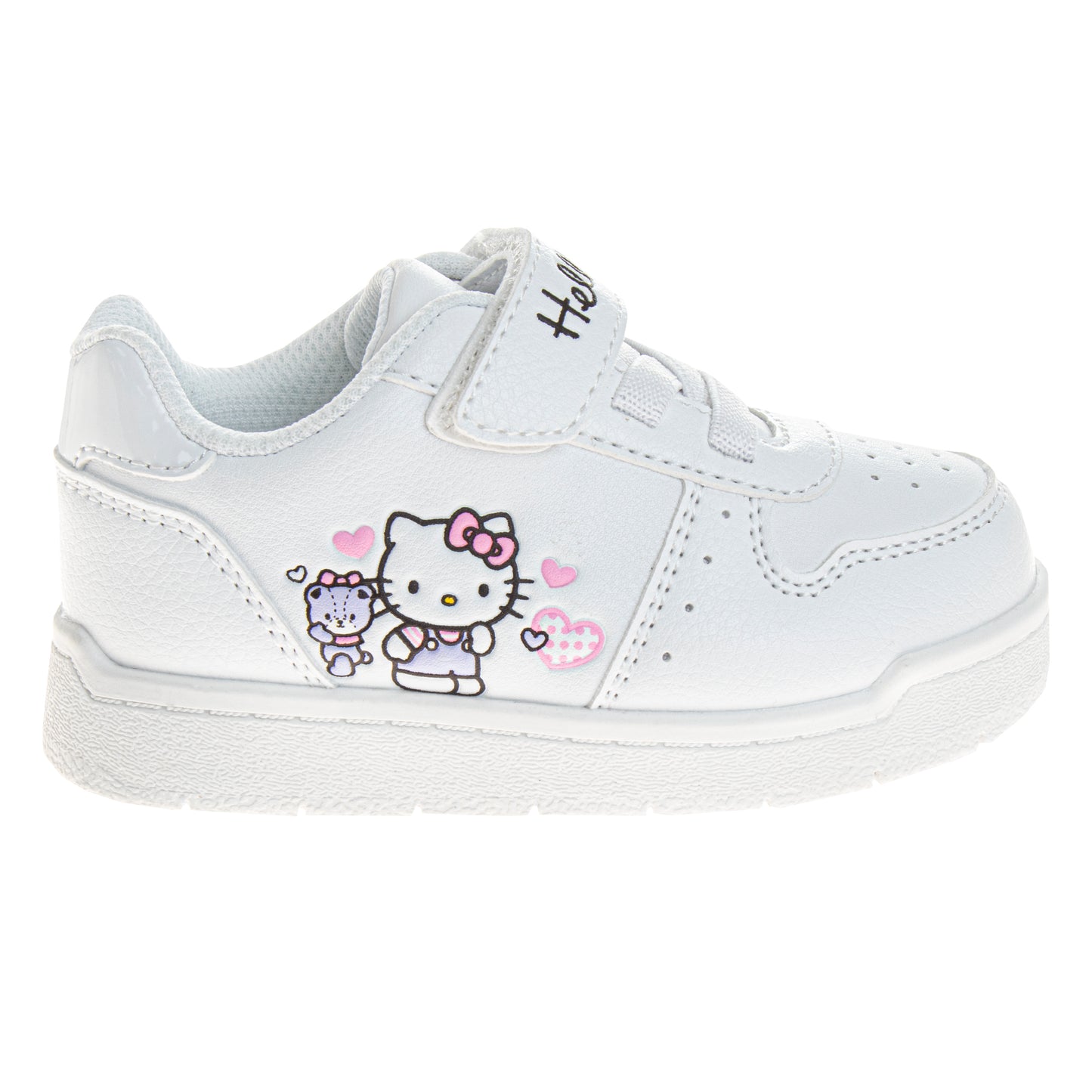 Sanrio Hello Kitty Sneakers for Girls - Lightweight Athletic Breathable Casual Shoes (Toddler)