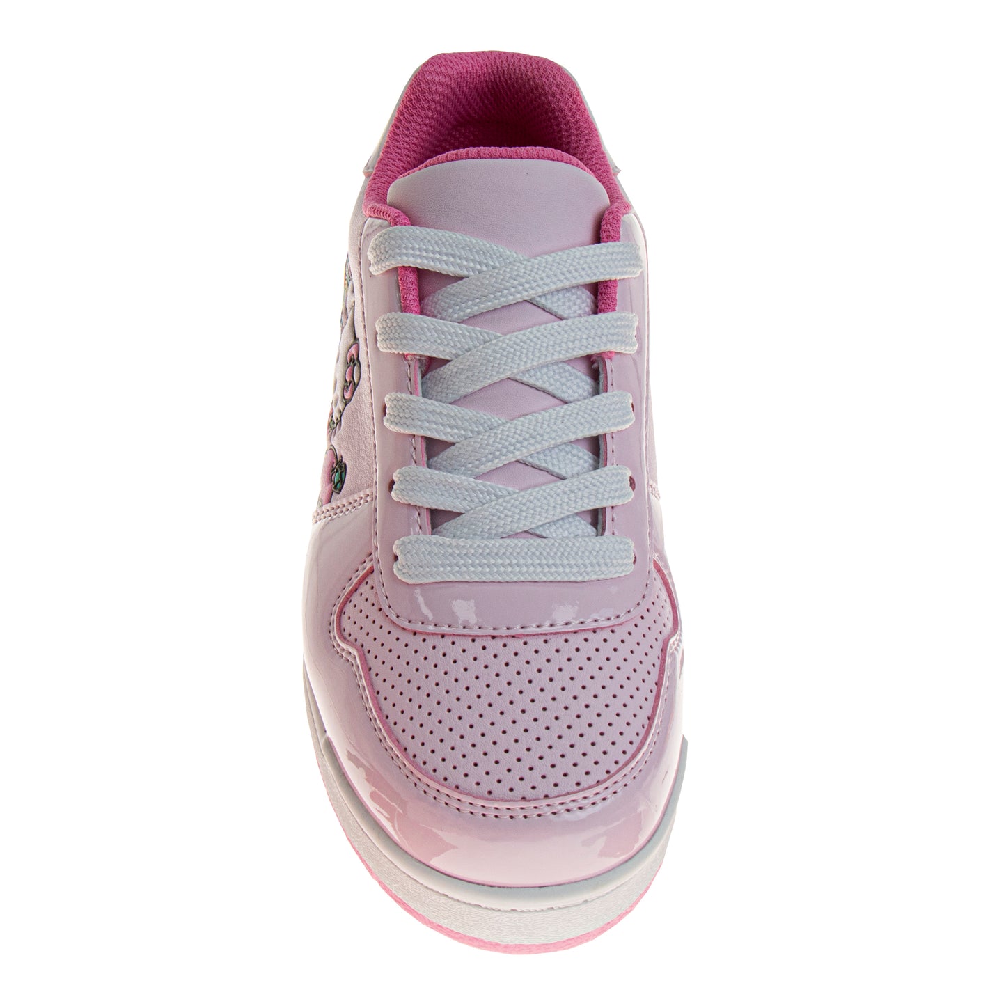 Hello Kitty Girls' Lace Up Vintage Fashion Sneakers