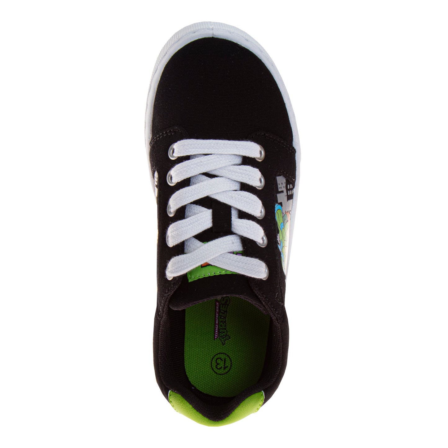 Teenage Mutant Ninja Boys Turtles Lace-Up Canvas Sneakers