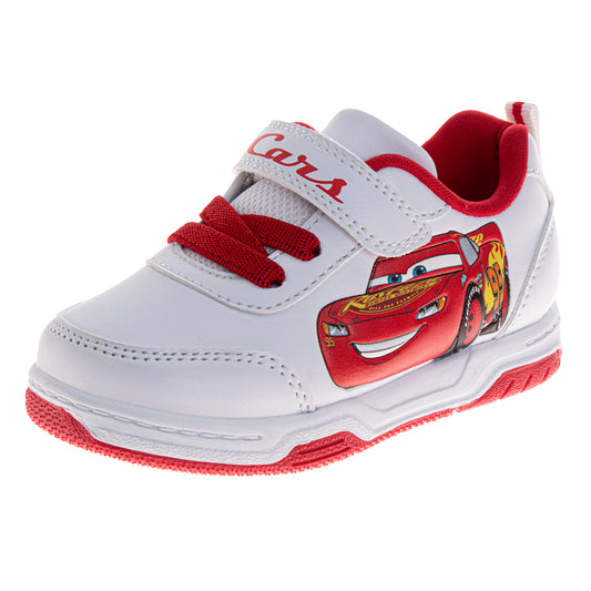 Josmo Kids Cars Shoes Boys Lightning McQueen Sneakers - Lightweight Breathable Athletic Shoe  (Toddler / Little Kid)