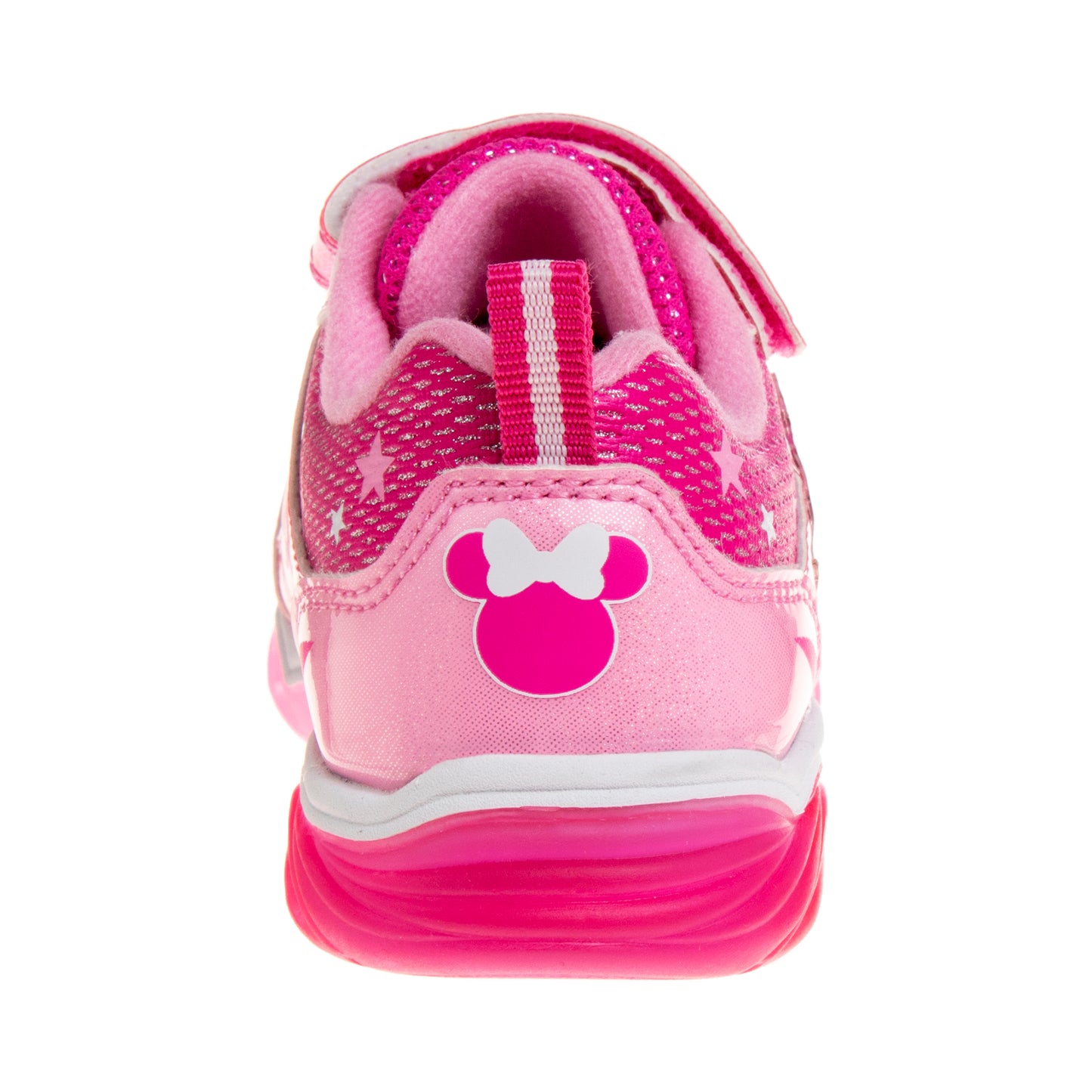 Disney Girls Minnie Mouse Light Up Laceless Running Shoes (Toddler/Little Girl)