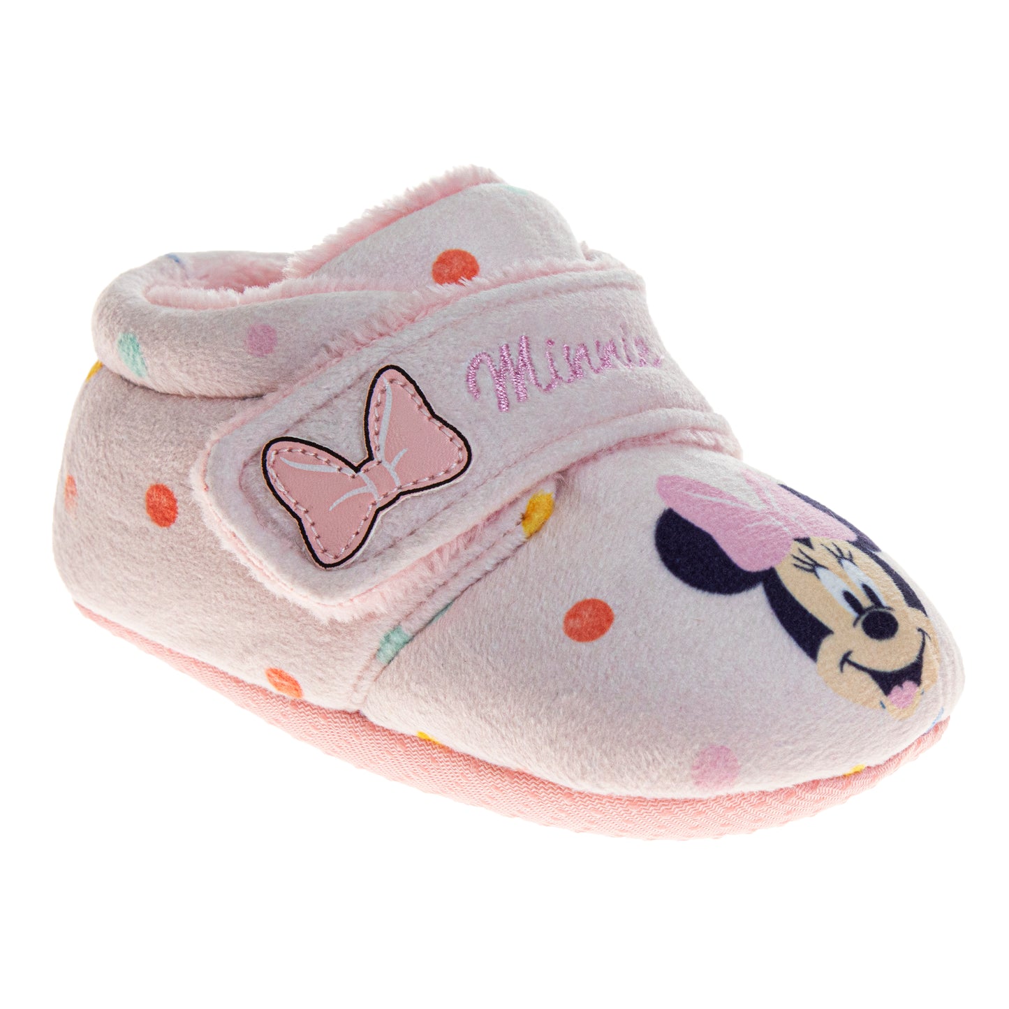 Disney Minnie Mouse Baby Girls' Bootie Shoe. (Infant SIzes)