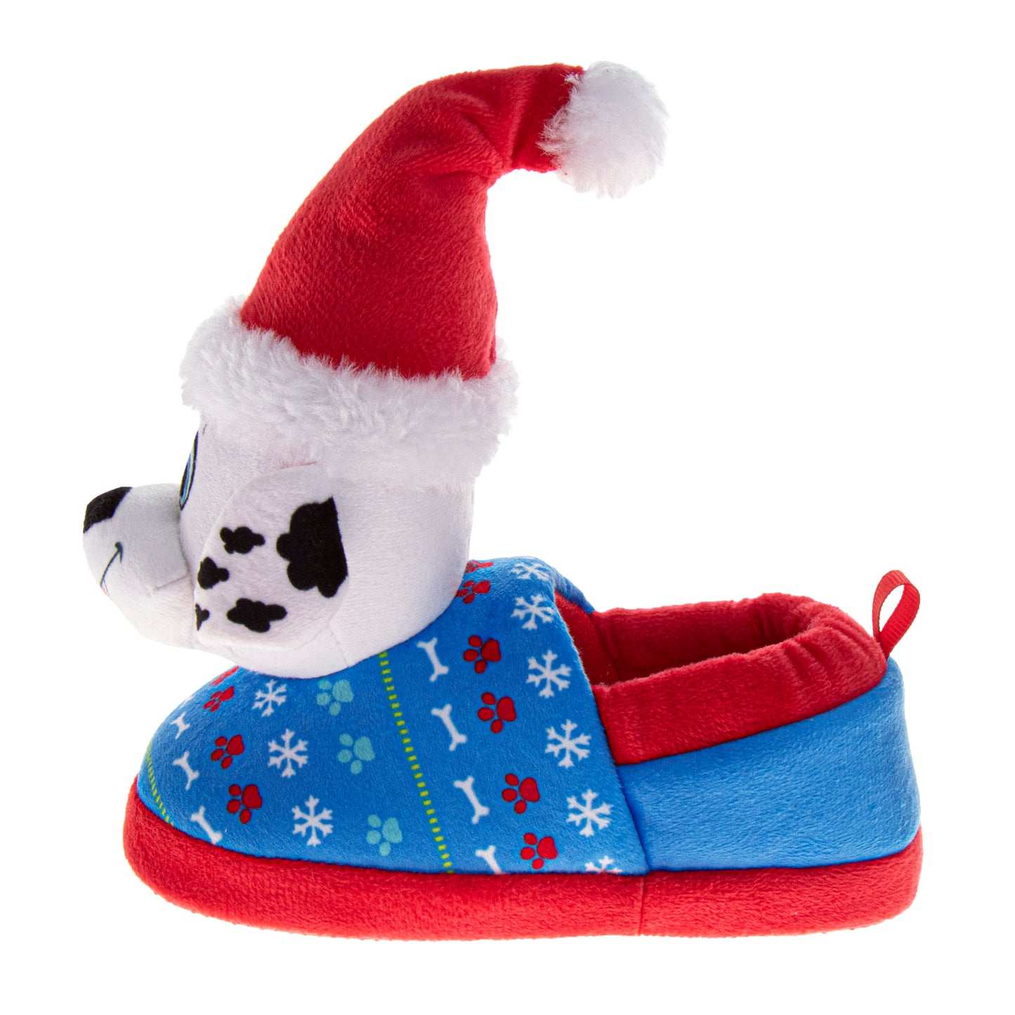 Paw Patrol Chase and Marshall Christmas Boys Slippers Cozy Plush Santa House Shoes Size Toddler