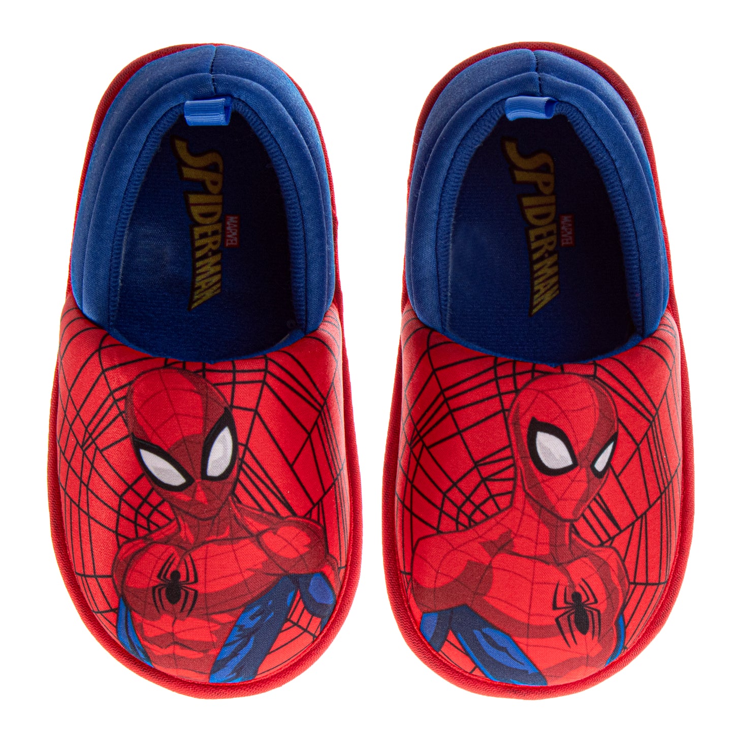 Marvel Spiderman Boys Slippers The Amazing Spidey House Shoes Indoor Cozy Plush Slippers Size Toddlers