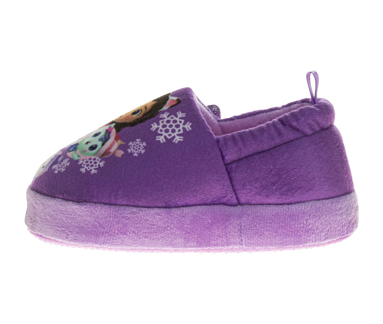 Gabby's Dollhouse slippers Girls - Gabbys indoor cute house shoes Lightweight Warm Comfort plush fuzzy Kitty Cat slipper (sizes toddler)
