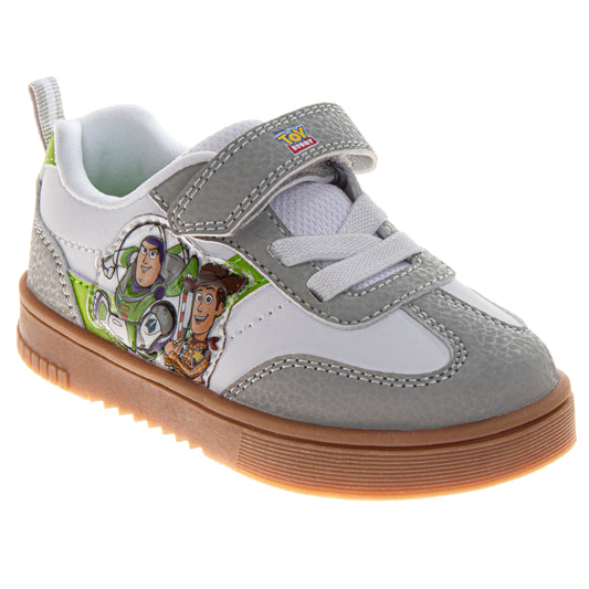 Disney Pixar Toy Story Woody & Buzz Lightyear Sneakers Boys Action Heroes Adventure Ready Velcro Closure Durable Tread Playtime (Toddler / Little Kid)