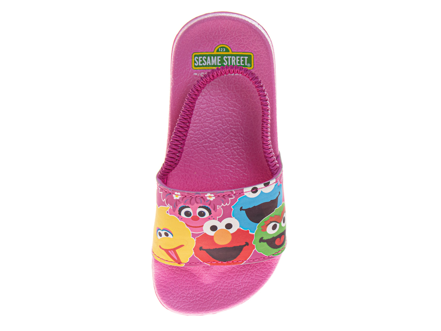 Sesame Street Sandals for Girls Casual Comfortable Summer Adjustable (Toddler / Little Kid)