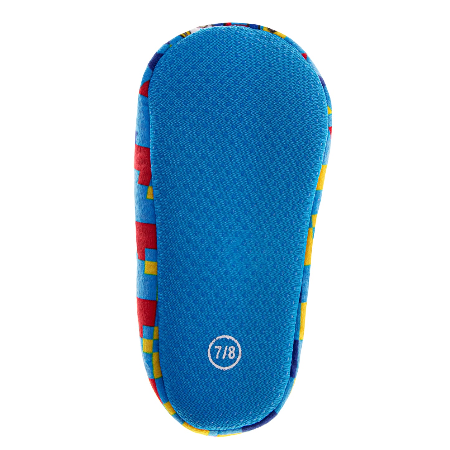 SEGA Sonic The Hedgehog Slippers for Boys Sonic Design Warm Padded Sole Comfy SlipOn (Toddler / Little Kid)