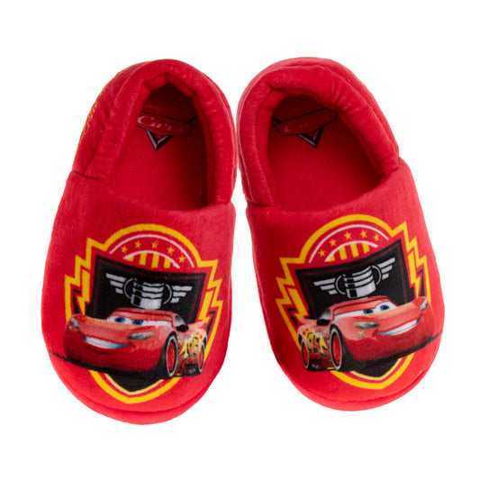 Disney Pixar Lightning McQueen Cars Dual Sizes Boys Slippers (Toddlers)
