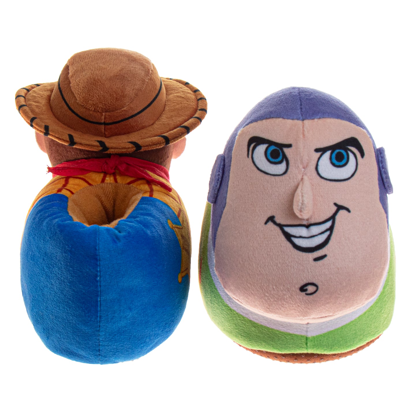 Disney Toy Story 3D Slippers Woody & Buzz Warm Fluffy House Slippers for Boys and Girls(Toddlers)