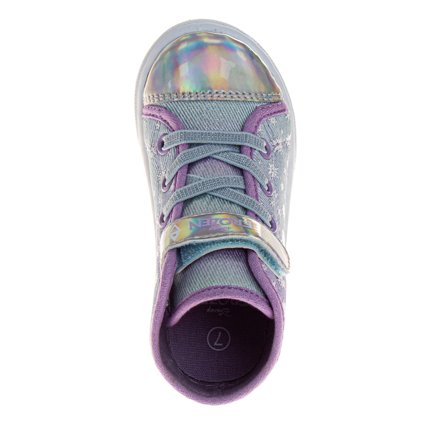Frozen High-Top Hook and Loop Girls Canvas Sneakers (Toddler)