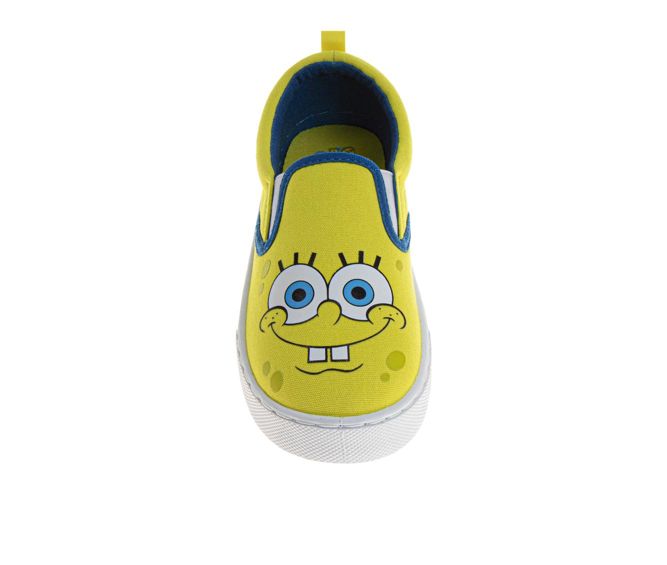 Nickelodeon SpongeBob SquarePants Boys/Girls SpongeBob and Patrick Slip On Low Top Canvas Sneakers