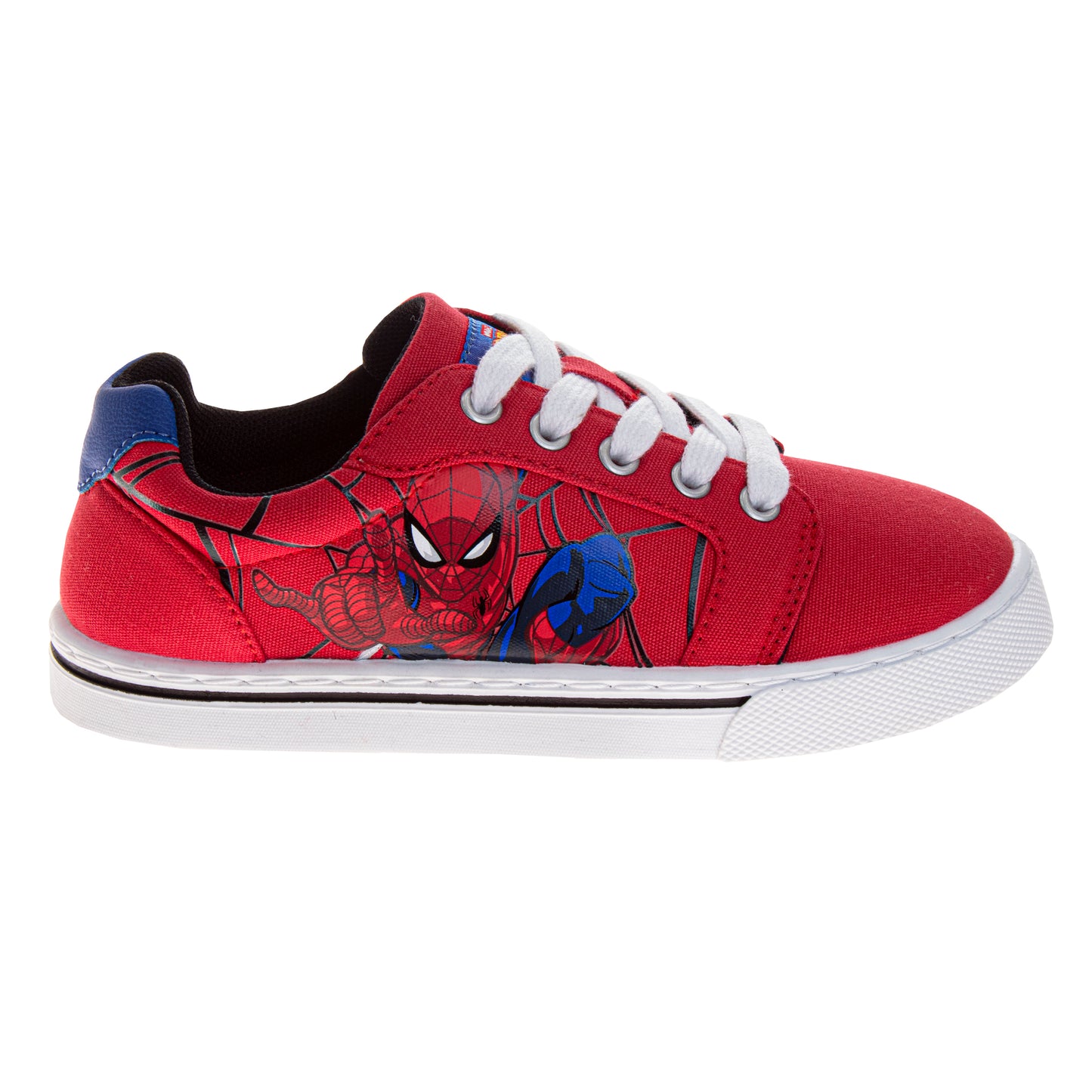 Marvel Spider-Man Boys Lace-Up Canvas Sneakers