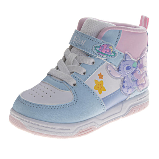 Lilo & Stitch Light Blue & Pink High-Top Sneakers (Toddlers/Little Kids)