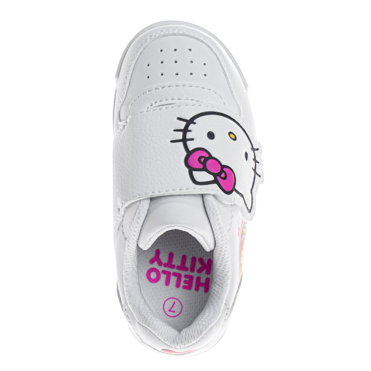 Hello Kitty Girls' Hook and Loop Casual Sneakers (Toddlers)