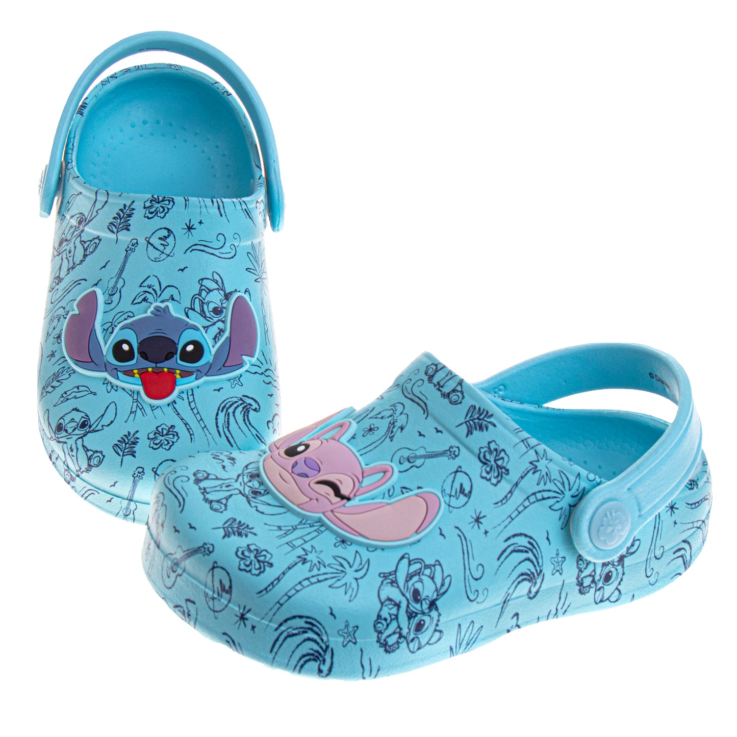 Disney Stitch & Angel Girls' Dual Sizes Clogs (Toddlers)