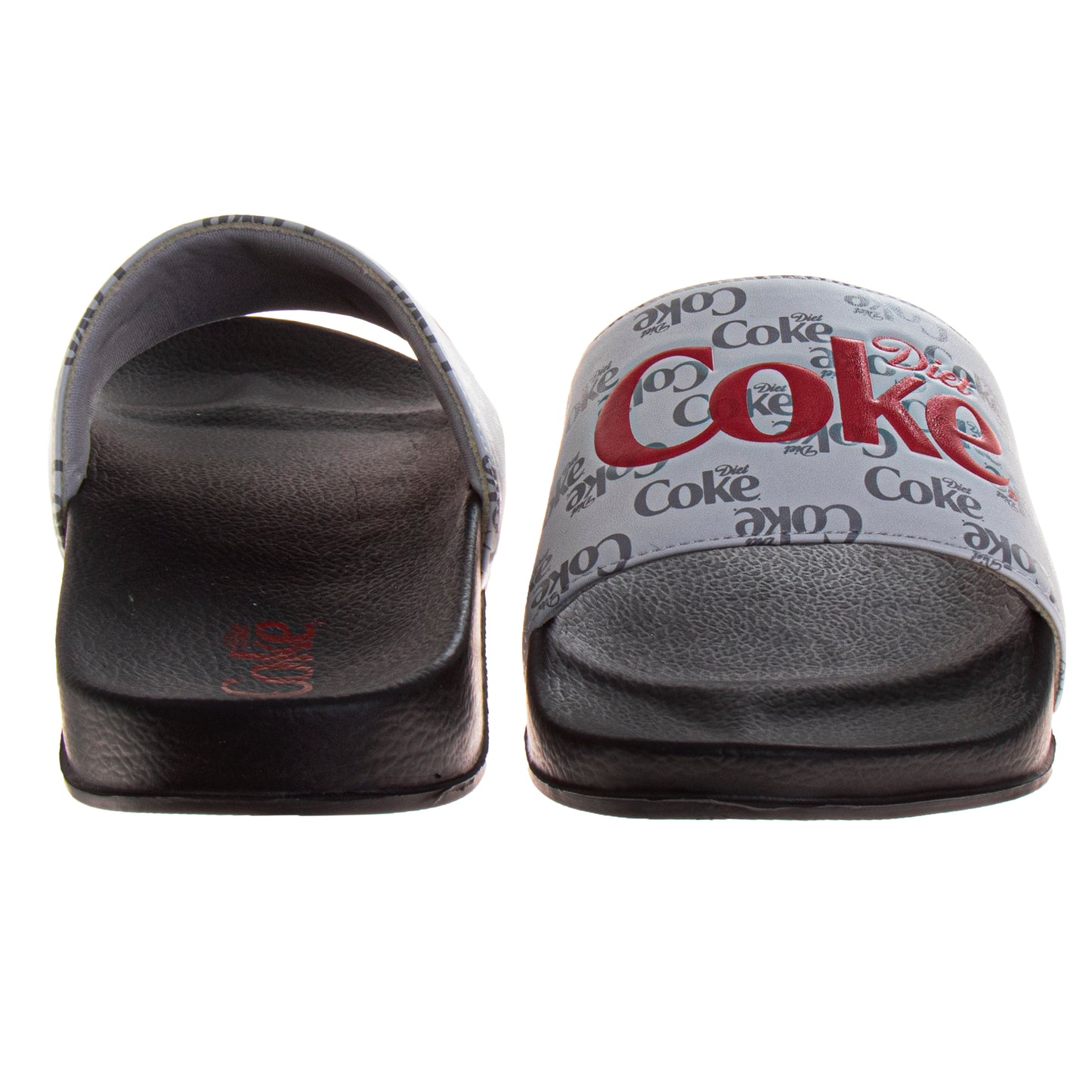 CocaCola COKE Logo Casual Slides for Men QuickDry Comfortable Beach Pool Athletic Sandals (Adult)