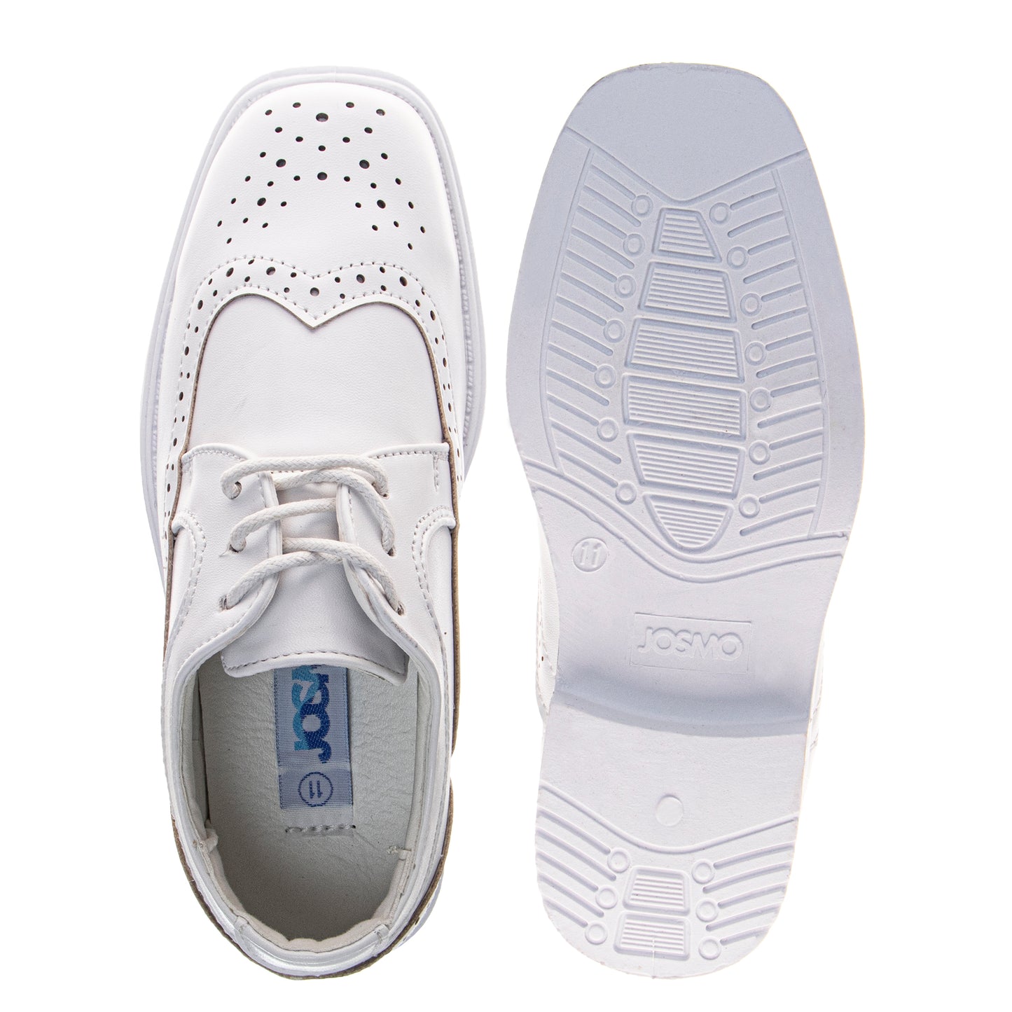 Josmo Wing Tip SlipOn Dress Shoes for Boys / Classic Formal Comfort Style with LaceUp Closure (Little Kid / Big Kid)