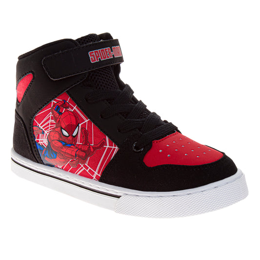 Marvel Spider-Man Boys Vintage High Top Sneakers