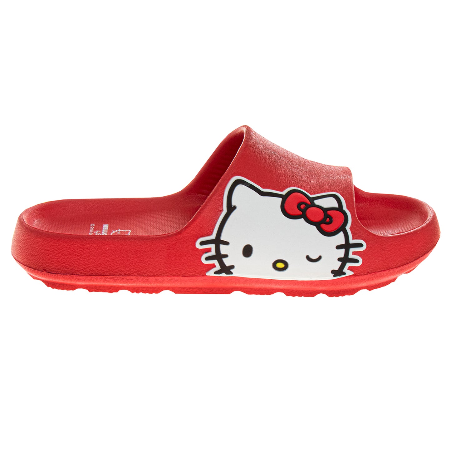 Josmo Sanrio Hello Kitty Girls Slides Open Toe Sandals - Summer Beach Water Pool Shoes