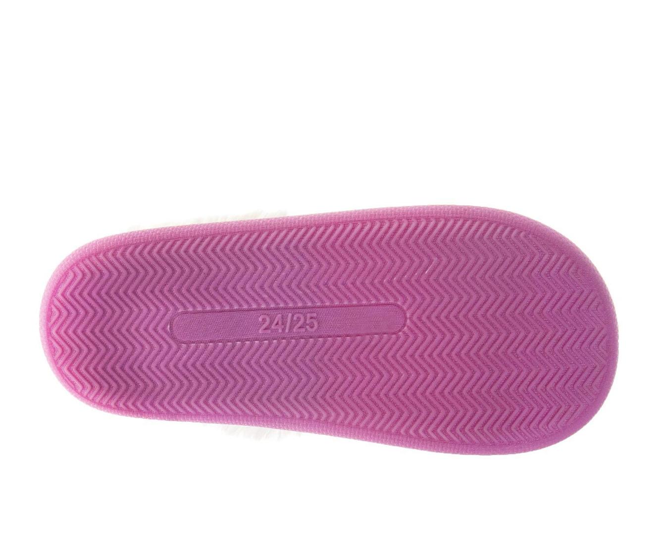 Sweethearts Conversation Hearts Slippers Girls Cozy Furry Comfort Soft Plush Warm Lined Indoor Wear (Little Kid / Big Kid)