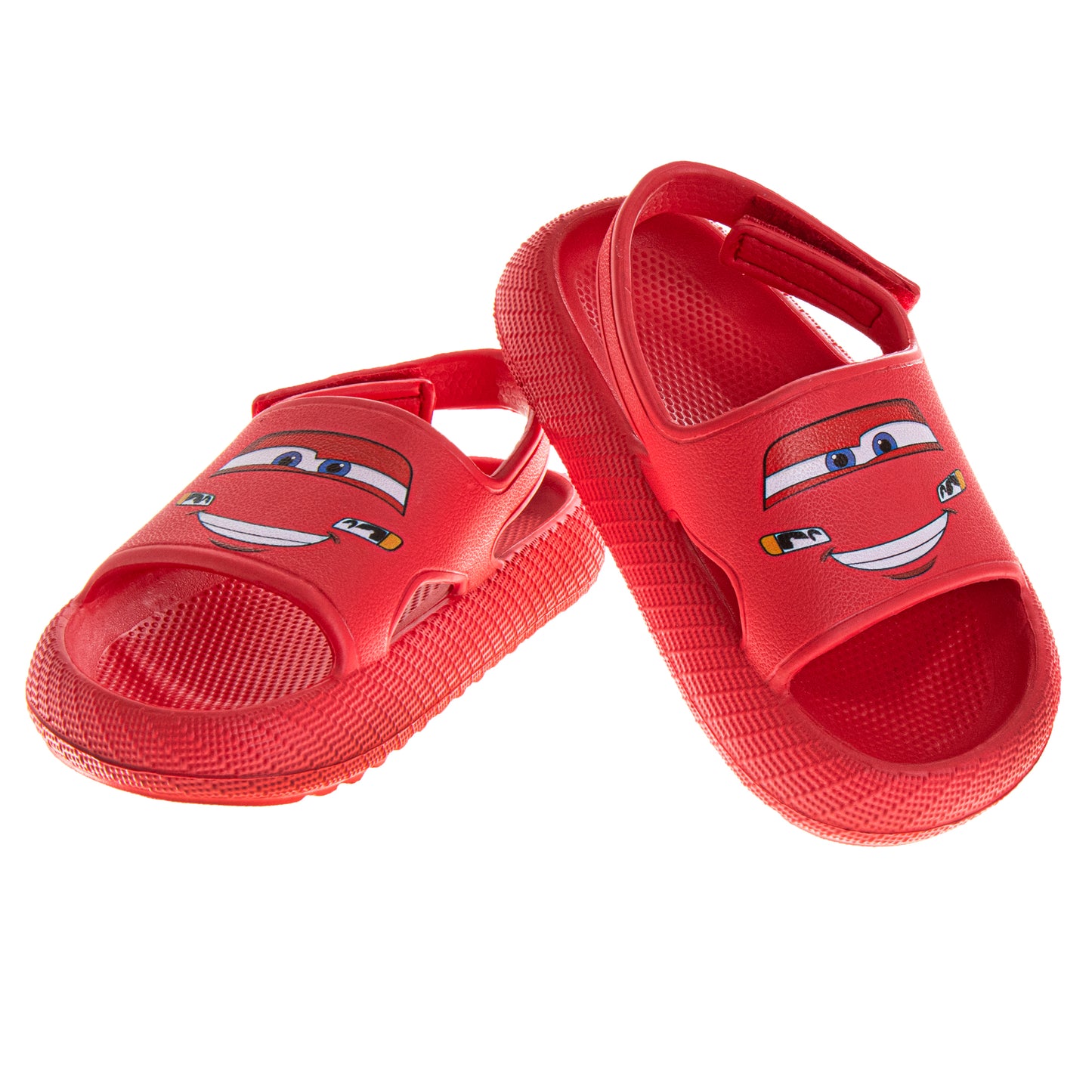 Josmo Slides Open Toe Sandal - SpiderMan Paw Patrol Cars - Boys Sandals Slide SlipOn (sizes: 5-10 toddler)