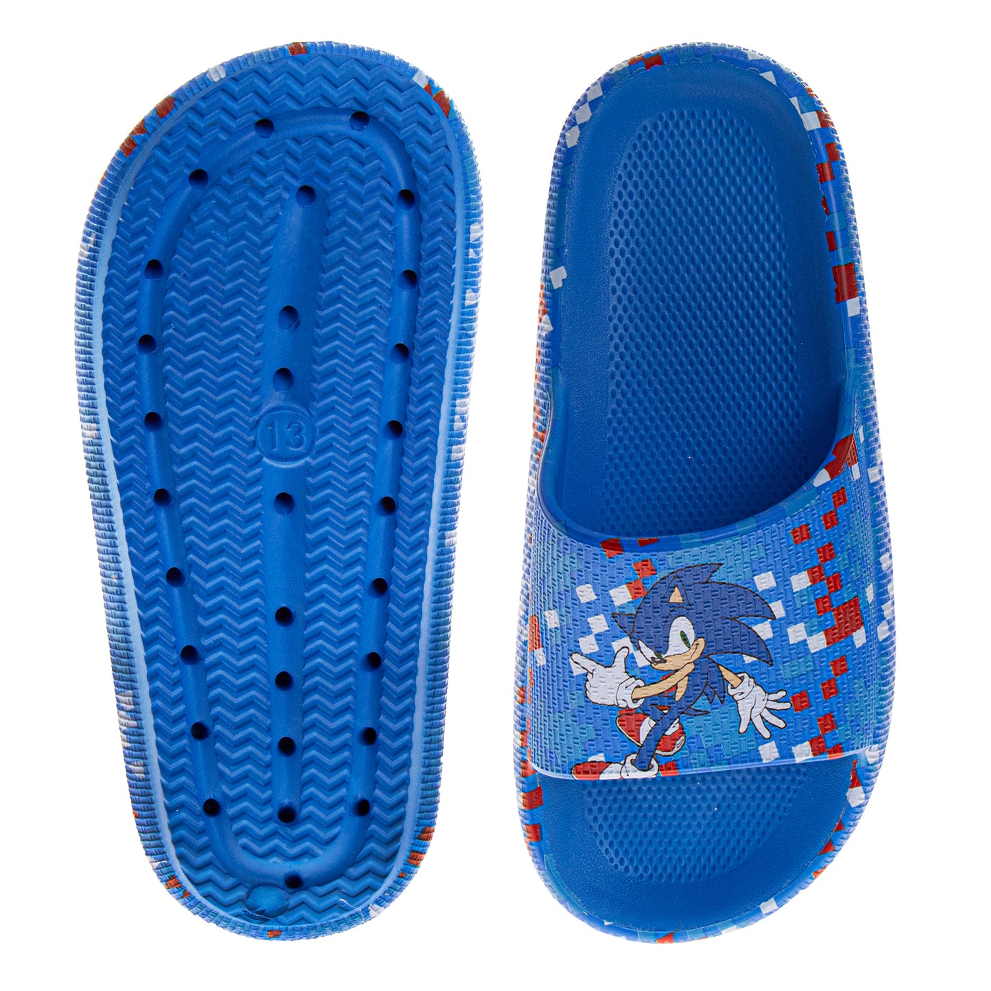 Sonic The Hedgehog Boys' Slip On Slides