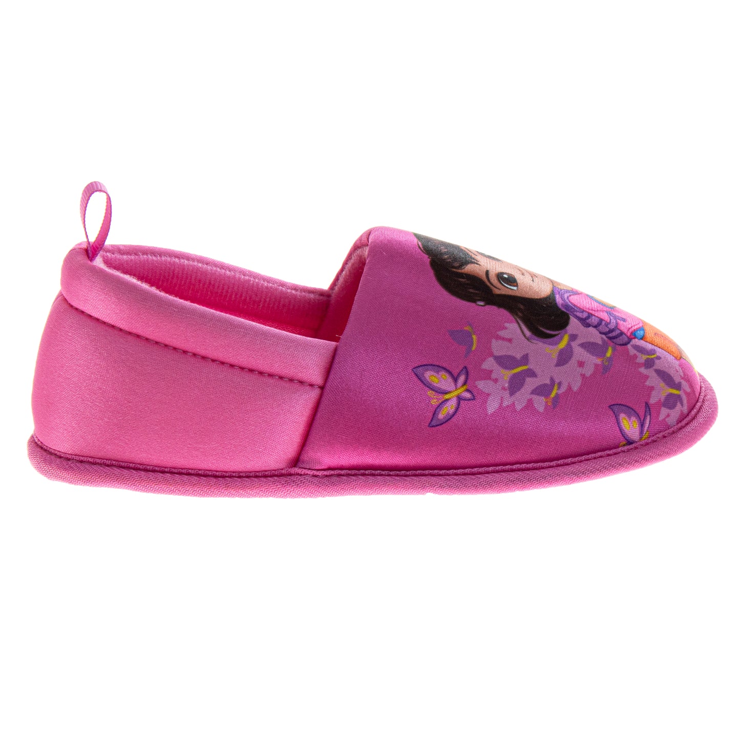 Dora the Explorer Girls Slippers - Plush Non-Slip Comfy Fluffy Lightweight Warm Comfort Soft Aline Indoor House Slippers (Toddler)